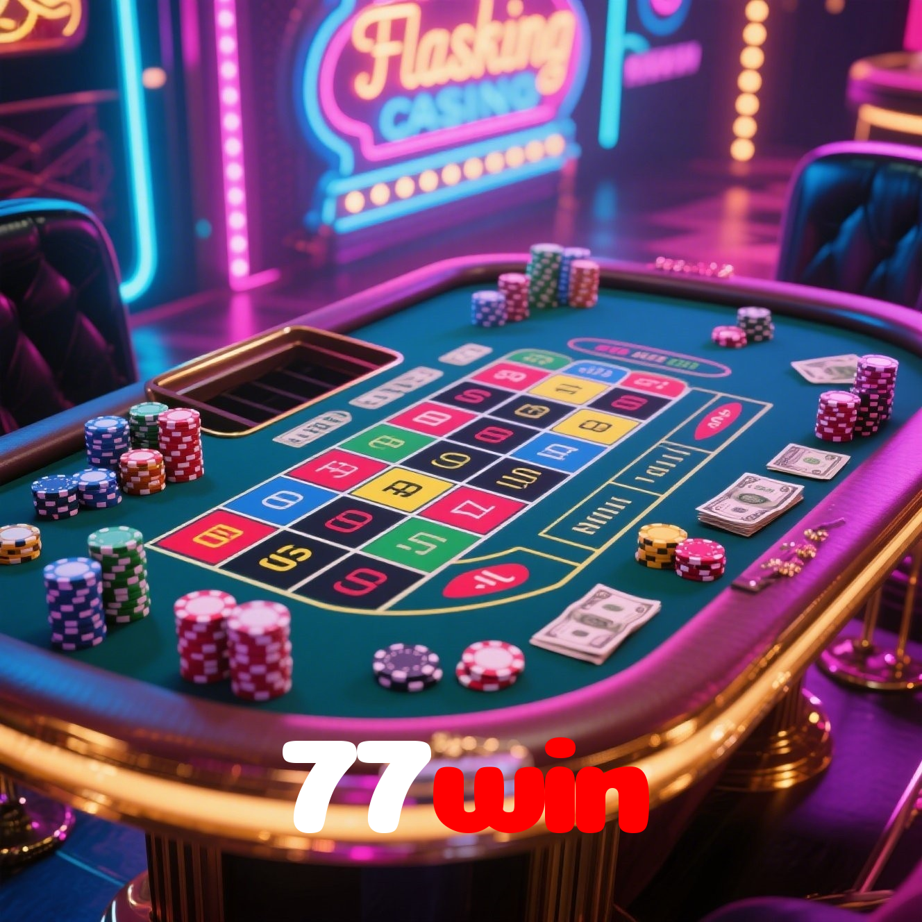 77win: Venha ganhar no cassino online mais seguro!